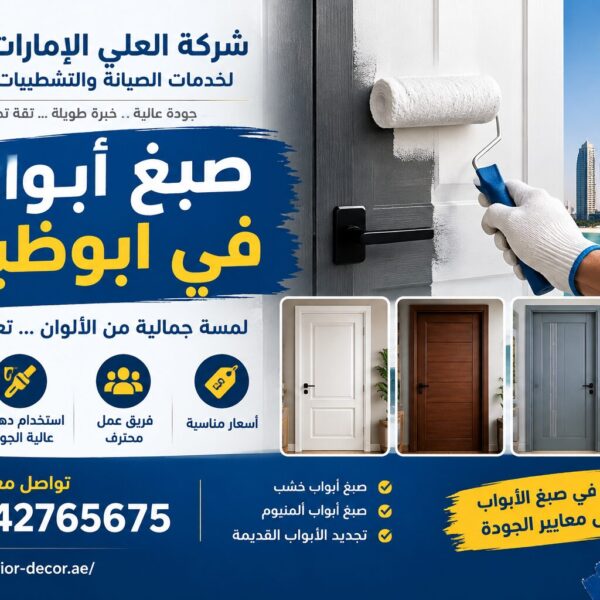 شركة صبغ ابواب في ابوظبي