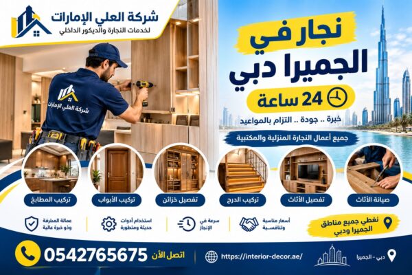 نجار في الجميرا دبي 24 ساعة